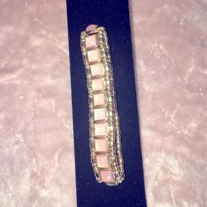 BRAND NEW Pink and Goldtone Bracelet